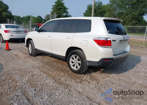 2012 Toyota Highlander from USA, damaged, VIN 5TDZA3EH1CS025124